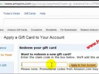 Amazon Gift Card Code Generator Free Download 2011 (November)