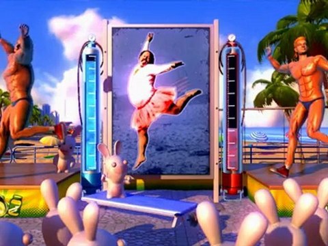 La bande-annonce des Lapins crétins partent en live