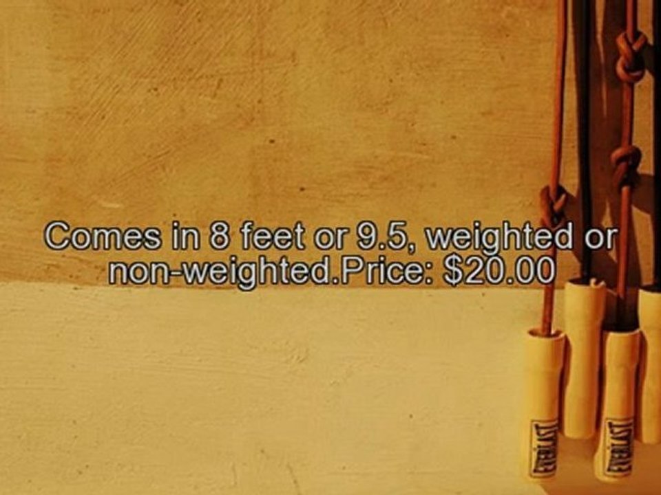 Everlast Leather Weighted Jump Rope