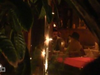 Christina Aguilera on a dinner date