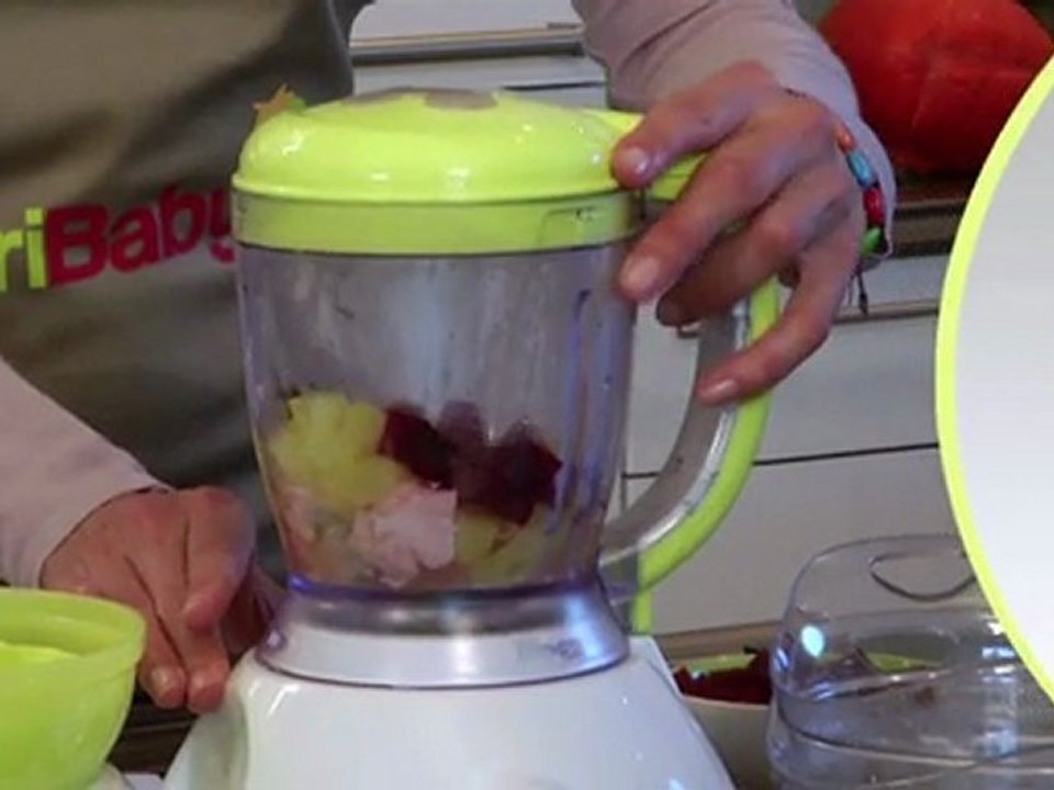 Nutribaby : fonctions cuisson et mixage