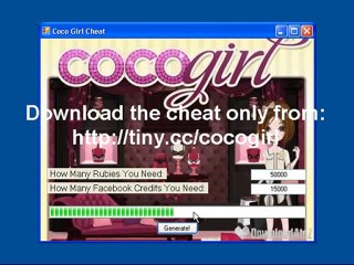 Coco Girl Cheat/Hack Rubies, Facebook Credits