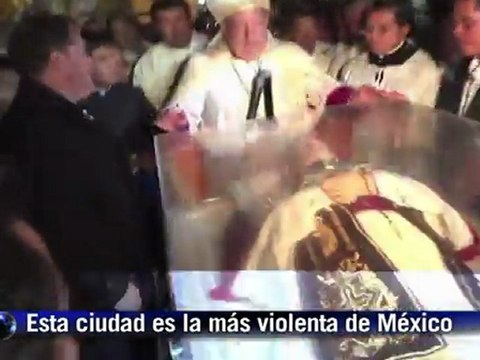 Reliquias de Juan Pablo II en Ciudad Juárez