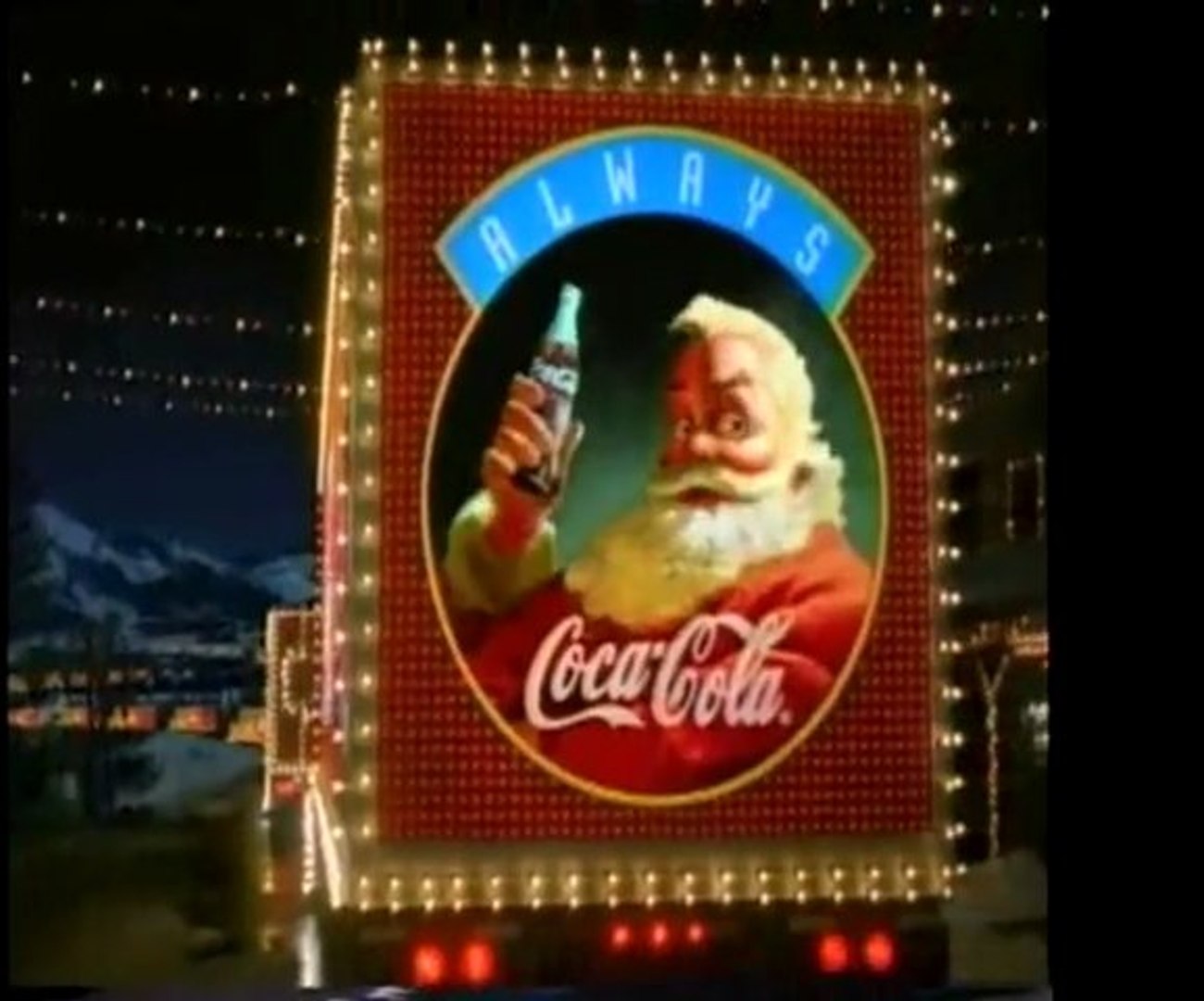 Buon Natale Coca Cola.Spot Coca Cola Natale 1997 I Camion Di Natale Coca Cola Video Dailymotion