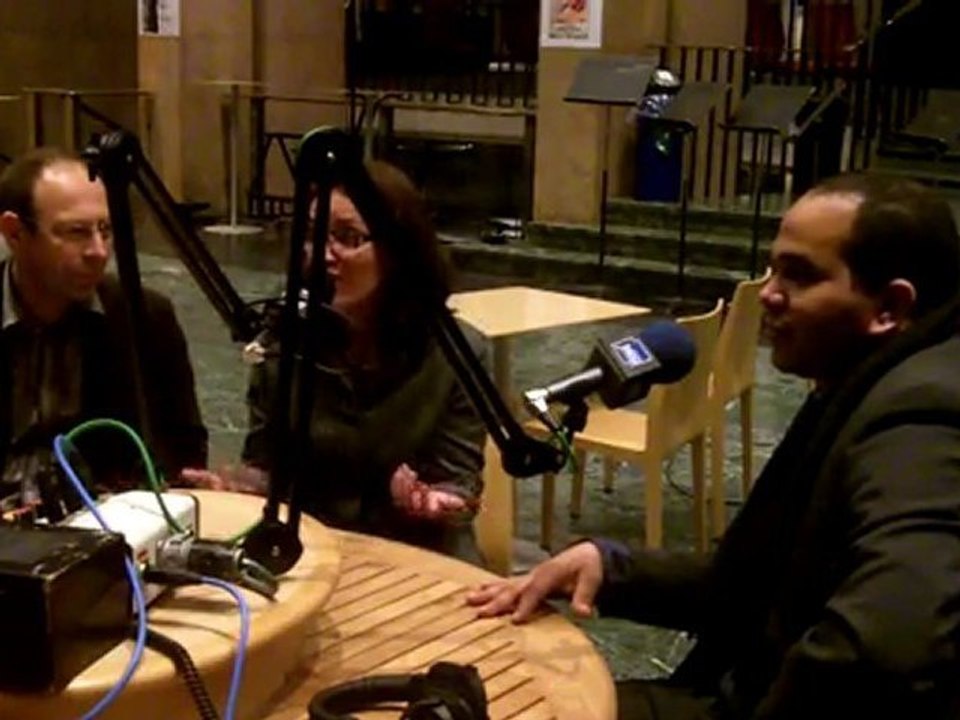 José Antonio Garcia, consul de Cuba et Yaira Jimenez Roig, de l'ambassade de Cuba sur France Bleu haute-Normandie