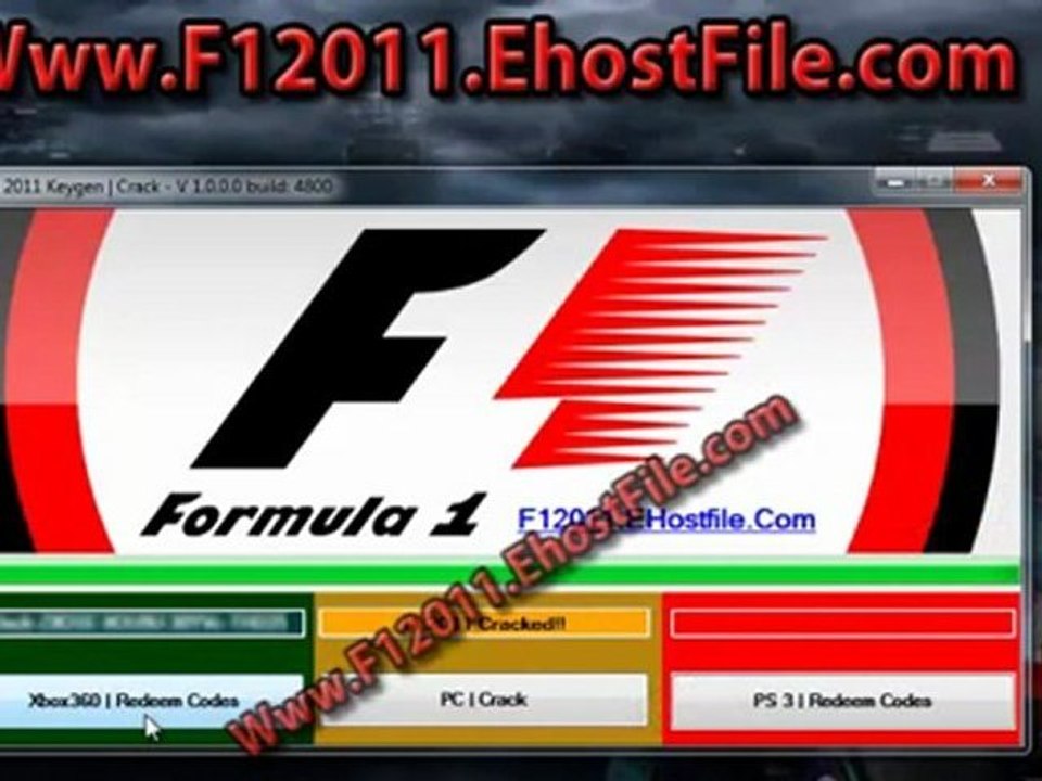 F1 Keygen and Crack For PC 2012