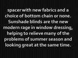 Cool and Protect with Fabric Sun Blinds