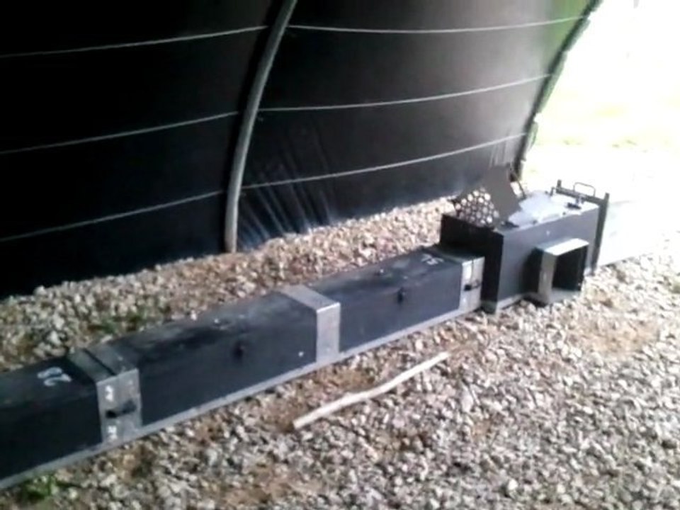 Danaé au Terrier Artificiel, 1er entrainement sans grille!