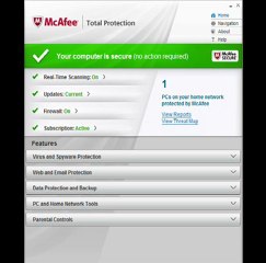 Download McAfee Total Protection 2012 For Free ( Full Version / Keygen / Win / Mac )