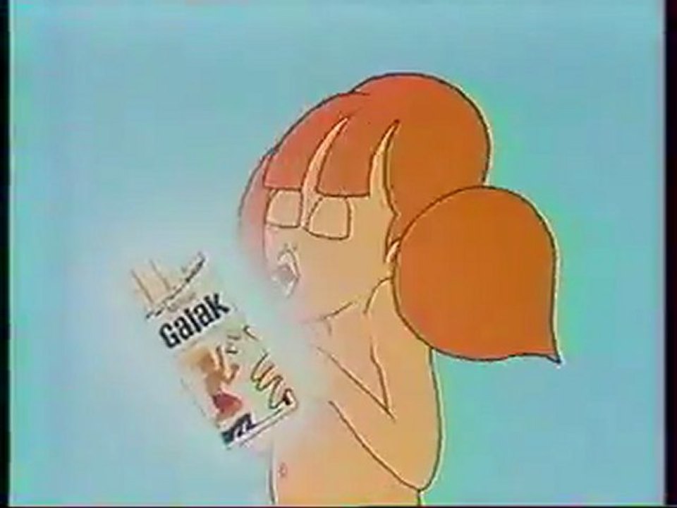 Publicité Chocolat Galak Nestlé 1993