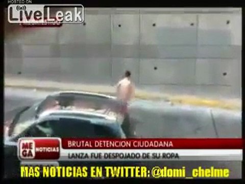 Thief Beaten and Stripped Naked by Mob As Spectators cheers