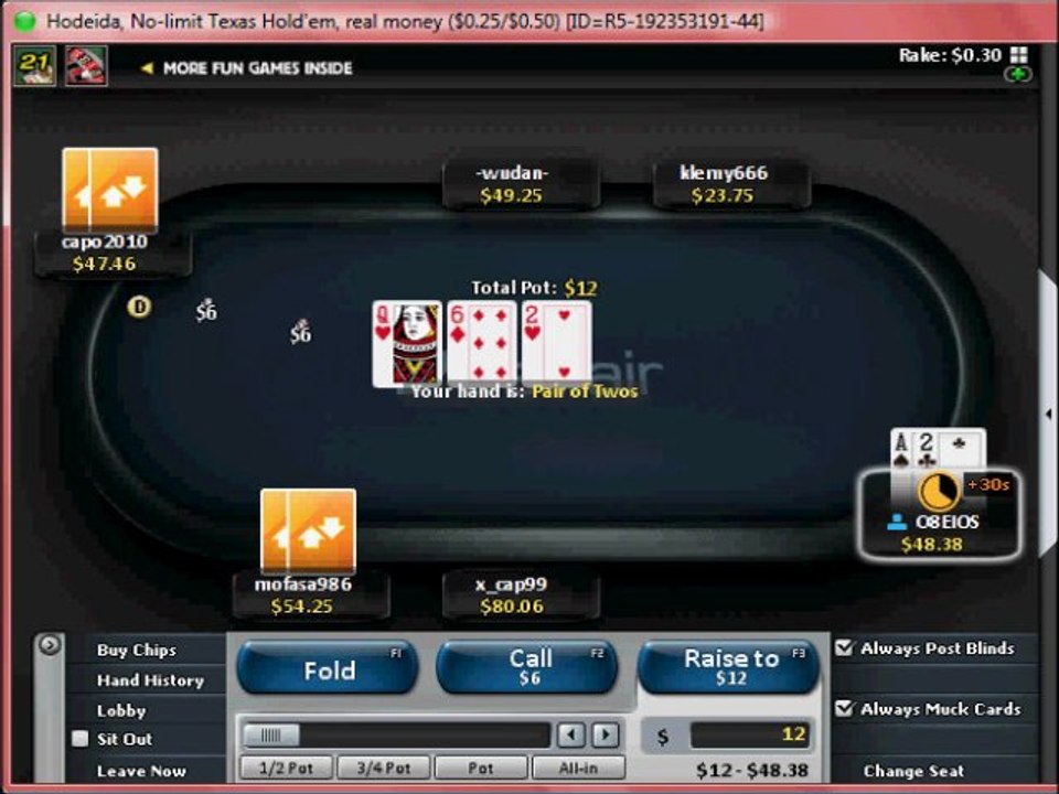 poker bluff