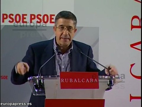 Patxi agradecido con Zapatero y Rubalcaba