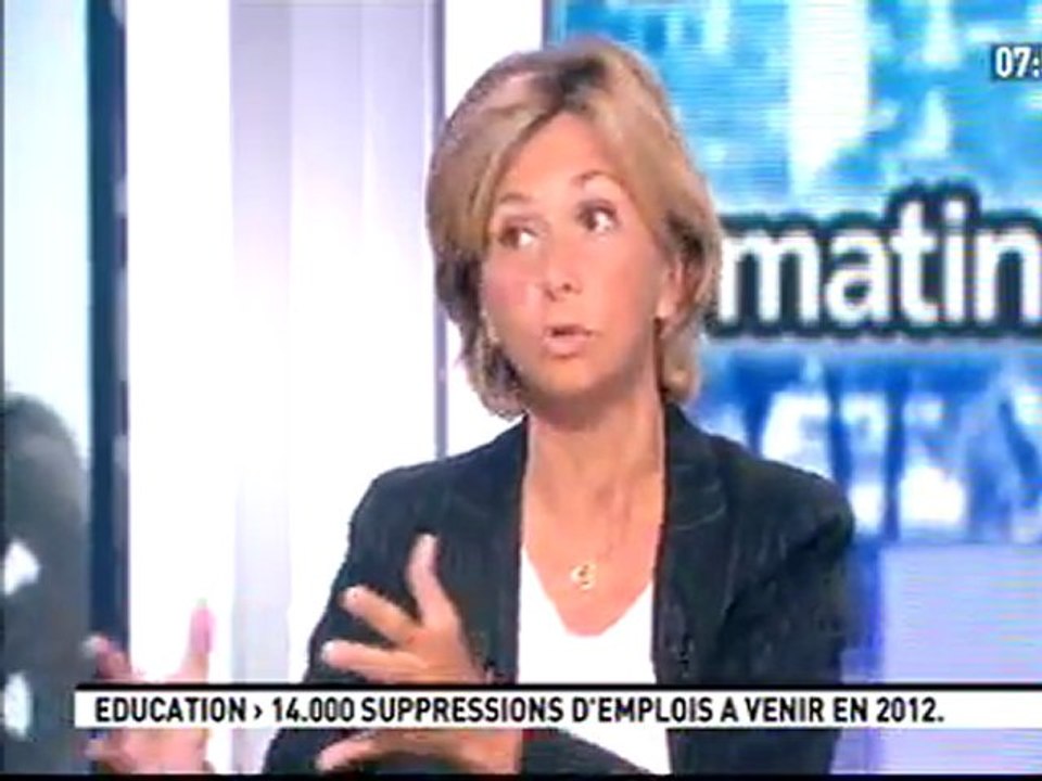 Valérie Pécresse invitée de La Matinale de Canal+ le 6 septembre 2011