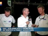 Transat J. Vabre : Dick et Beyou sur BFMTV