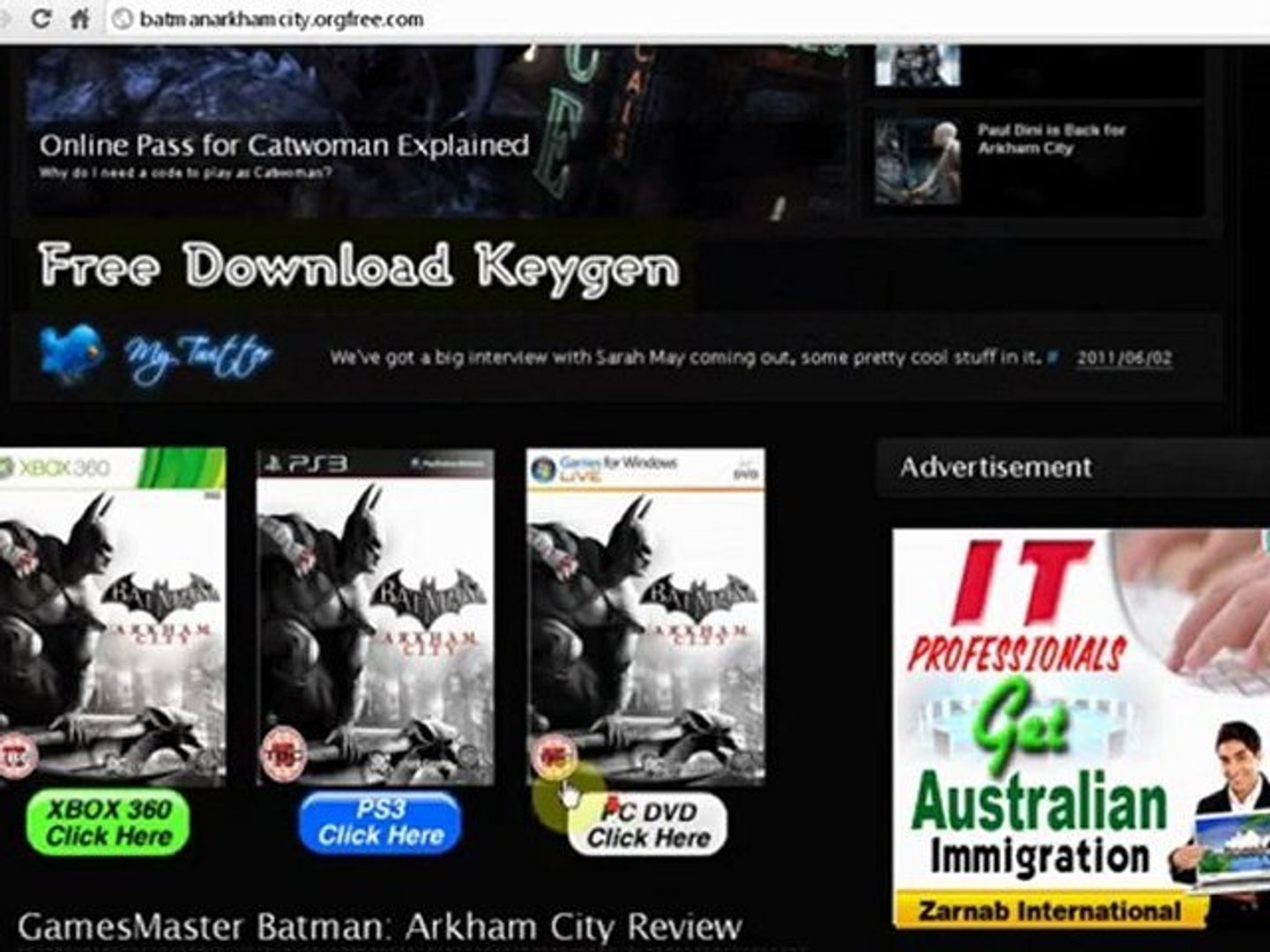 How To Install Batman Arkham City Game Free On Xbox 360 Ps3 And Pc Video Dailymotion