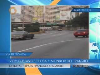 Reporte del tráfico de este viernes