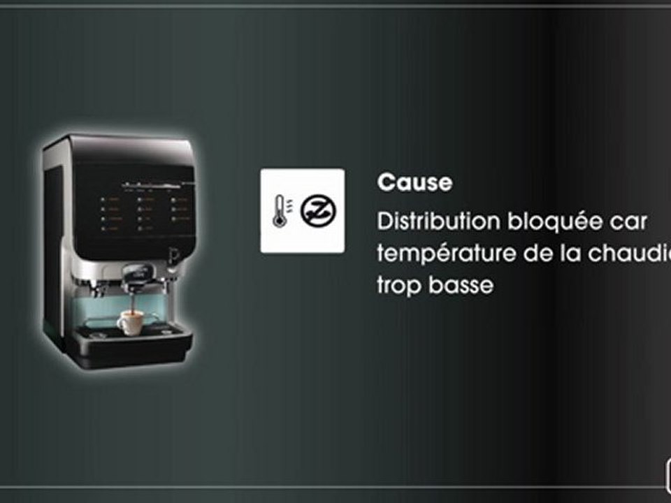 Maison du café coffee systems cafitesse - Excellence code erreur 2