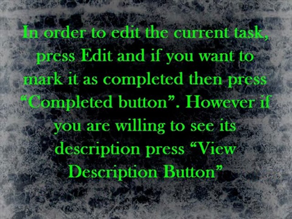 How to edit, mark as complete or delete a created memo/To Do list in iPhone application Next Task?