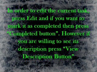 How to edit, mark as complete or delete a created memo/To Do list in iPhone application Next Task?