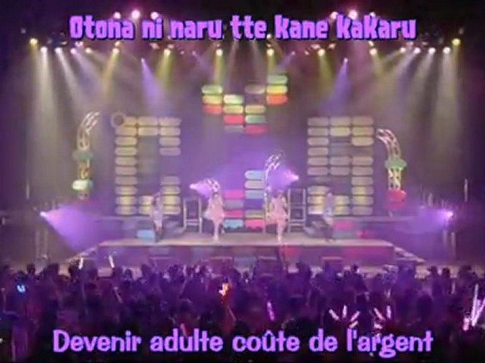 [HMP!] C-ute + S/mileage  Otona ni Narutte Muzukashii ( C-ute & Smileage Premium Live 2011 Haru ~C & S Collaboration Daisakusen~ subfrench )