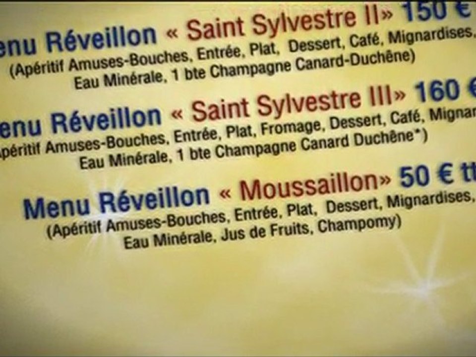 soirée du jour de l'an soirée réveillon diner de la sylvestre repas de fin d'années repas festif