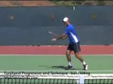Tennis Lesson - Forehand Progression and Technique