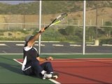 Tennis Tips - Create topspin serve