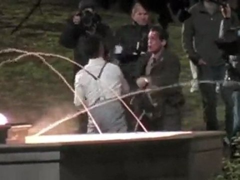 Josh Brolin and Sean Penn Get Bloody on Gangster Squad.