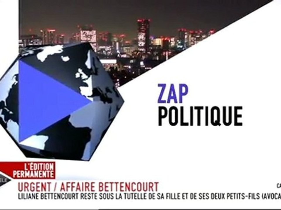 Jingle Zap Politique Du 18 Novembre 2011 i>TÉLÉ