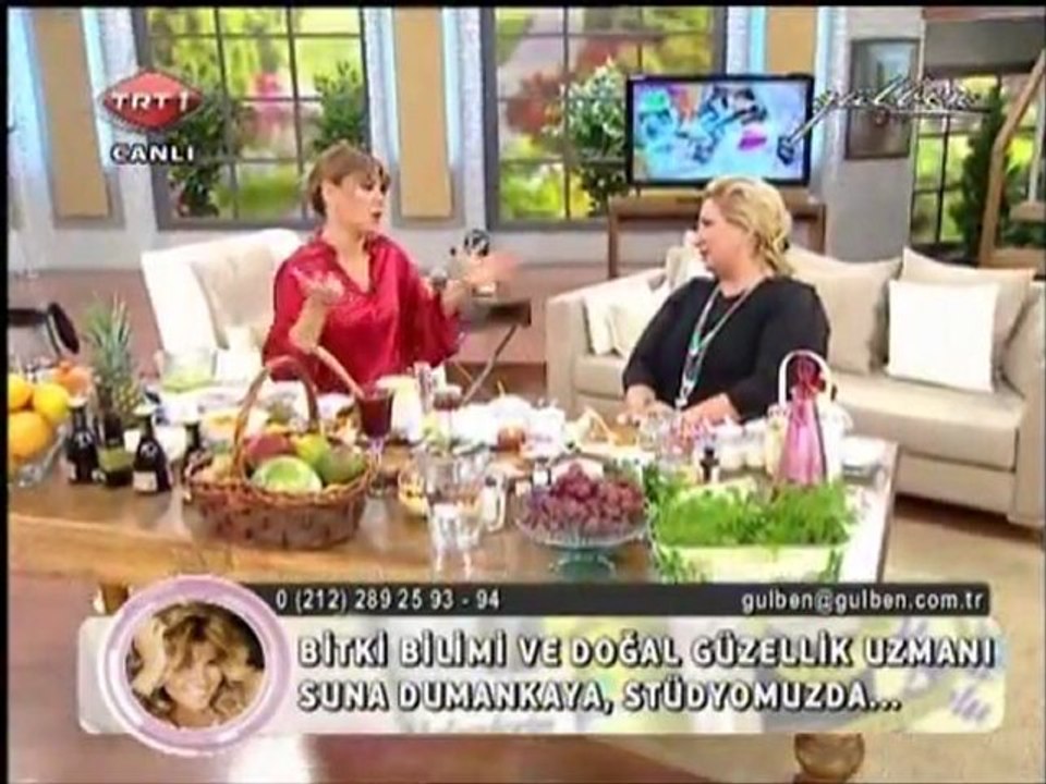 GÜLBEN - Suna Dumankaya'dan Doğal Cilt ve Saç Bakımı Tarifleri 2.Bölüm 17.11.11