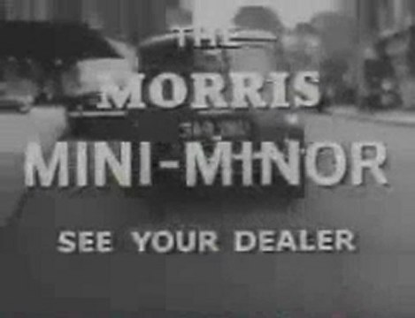 Publicité Morris Mini Minor 1960-1962