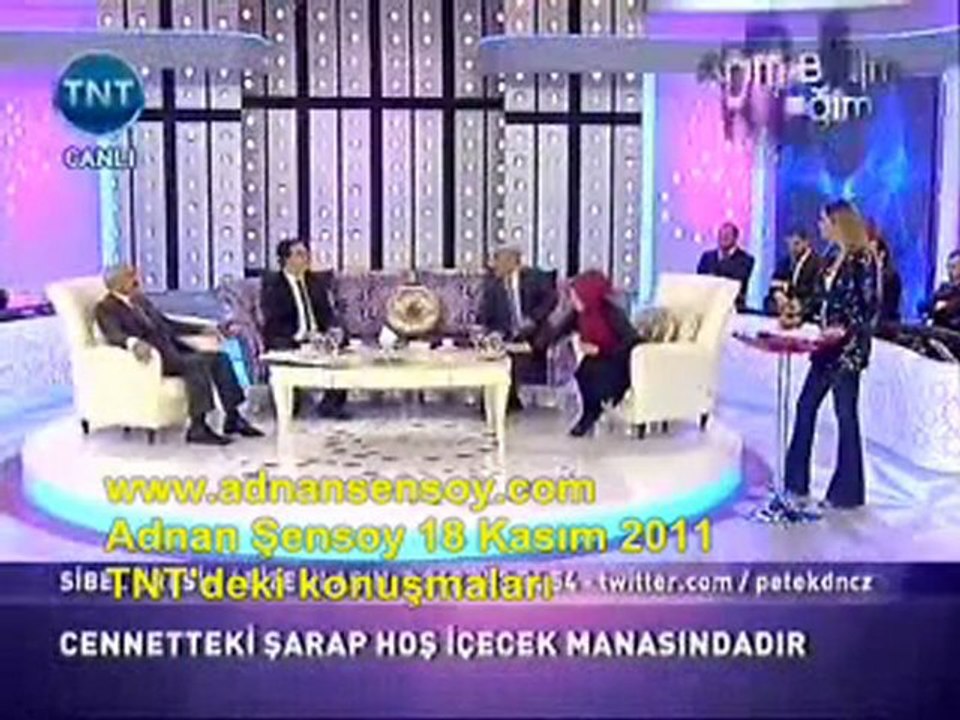 Adnan Şensoy 18 Kasım 2011 TNT programı konuşması