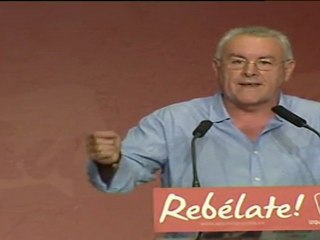 Cayo Lara ataca a PSOE por haber traído a la derecha