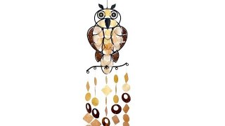 Owl Capiz Wind Chime