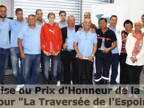 La Traversée de l'Espoir reçoit le Prix d'Honneur de la Ville de La Seyne sur Mer