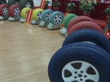 Color Tires Fresh Off Production Line