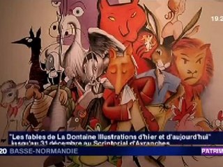 les Fables de La Fontaine: Illustrations d'hier et d'aujourd'hui, exposition au Scriptorial d'Avranches