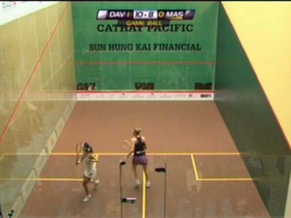 Squash - David ist im Halbfinale