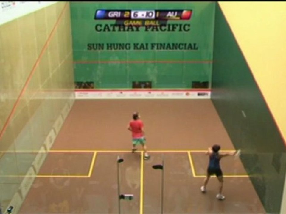 Squash - David ist im Halbfinale