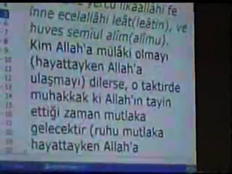 Kütahya (Altıntaş) Konferansı 8. bölüm 23.10.2011