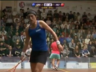 Squash - Au batte Grinham - HK, quarti