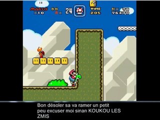 wt super mario world [1] la manette de ps3 et lag eh ouais