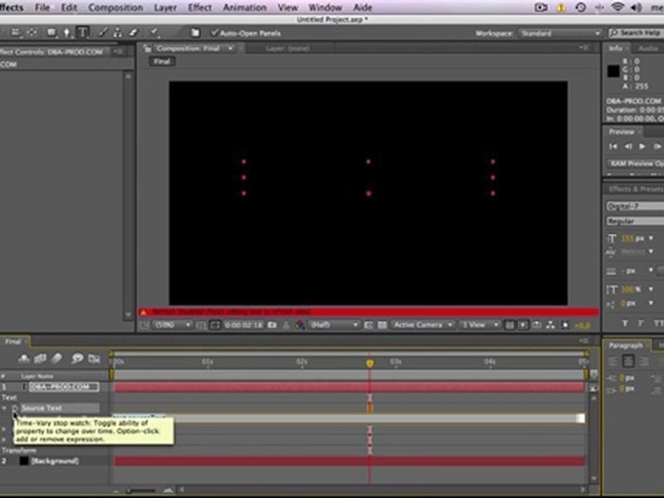 Tutoriel : Compte à rebour