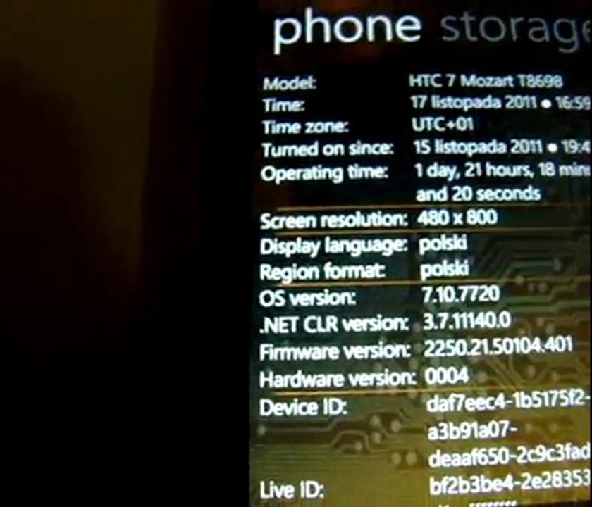 Odwarzacz ZUNE WP7