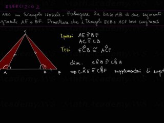 esempio svolto sulla congruenza dei triangoli