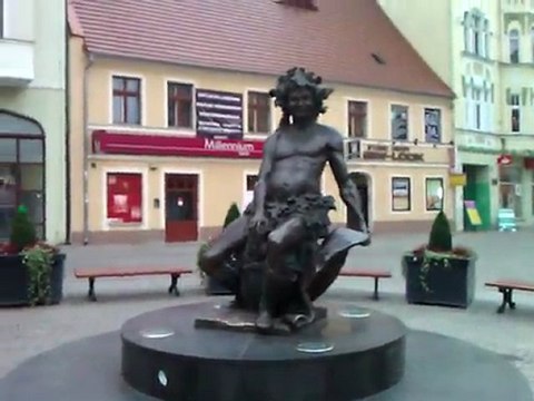 Moja okolica pomnik Bachusa Zielona Góra deptak