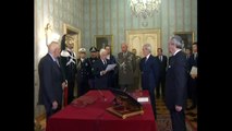 Quirinale - Il giuramento del Ministro Di Paola