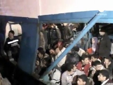 Boat carrying Egyptian migrants seized off Italy