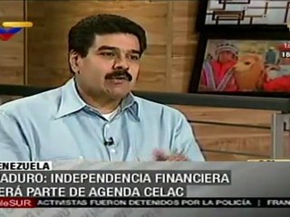 Independencia financiera será parte de la agenda CELAC